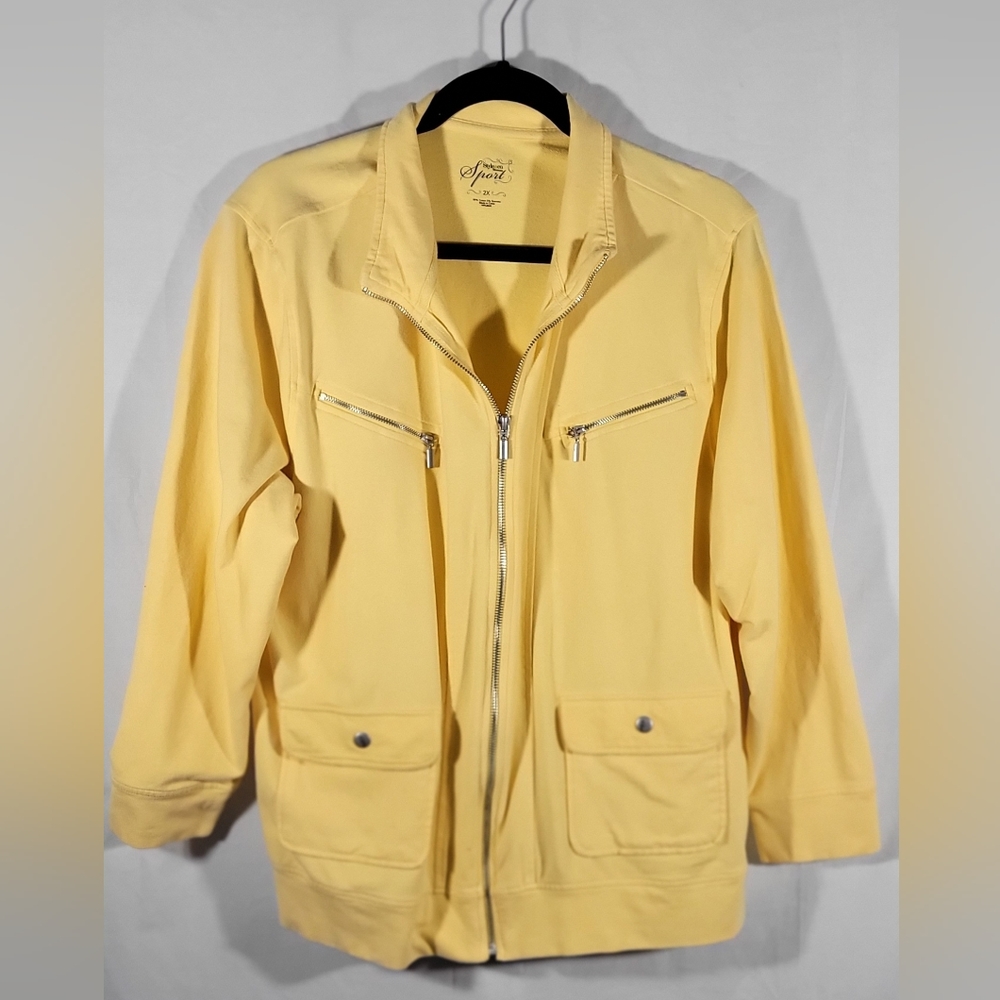 Yellow size 2X Style & Co. Jacket